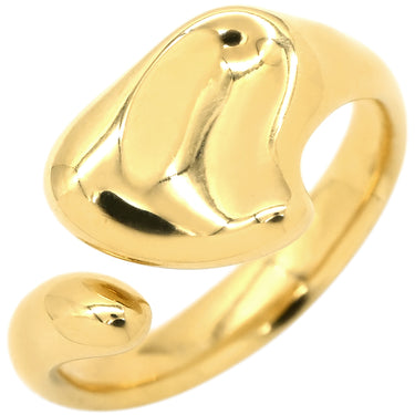 ティファニー Tiffany & Co フルハート イエローゴールド K18YG リング 指輪 T＆Co. Au750 18K エルサ ペレッティ 12.5号