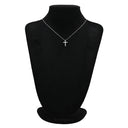 ティファニー Tiffany & Co スモールクロス ダイヤ ペンダント プラチナシルバー Pt950 ダイヤモンド ネックレス 11石 11石 クロス 十字架 ブリリアントカット