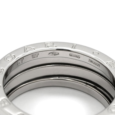 ブルガリ BVLGARI ビーゼロワン B-zero1 3バンド ホワイトゴールド K18WG #57 リング 指輪 K18WG Au750 18K 18金 16.5号