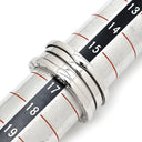 ブルガリ BVLGARI ビーゼロワン B-zero1 3バンド ホワイトゴールド K18WG #57 リング 指輪 K18WG Au750 18K 18金 16.5号