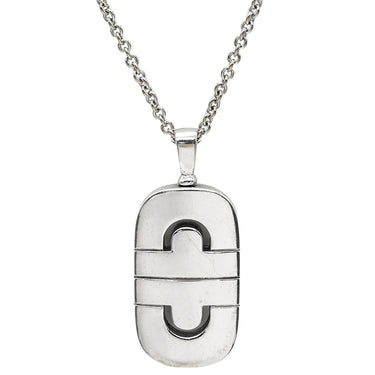 ブルガリ BVLGARI パレンテシ ホワイトゴールド K18WG ネックレス ペンダント 18K 750WG 18金