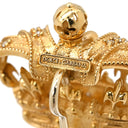 ドルチェ＆ガッバーナ DOLCE&GABBANA クラウン スティック ピンブローチ WPLK1GWYE01 イエローゴールド K18YG ダイヤモンド ブローチ 750AU 18KT YG ダイヤ ハットピン タイピン