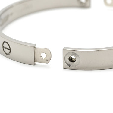 カルティエ Cartier LOVE ラブブレスレット 旧型 ホワイトゴールド K18WG #17 ブレスレット クラシックモデル 750WG 18K 18金 バングル