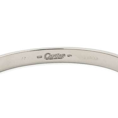 カルティエ Cartier LOVE ラブブレスレット 旧型 ホワイトゴールド K18WG #17 ブレスレット クラシックモデル 750WG 18K 18金 バングル