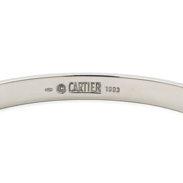 カルティエ Cartier LOVE ラブブレスレット 旧型 ホワイトゴールド K18WG #17 ブレスレット クラシックモデル 750WG 18K 18金 バングル