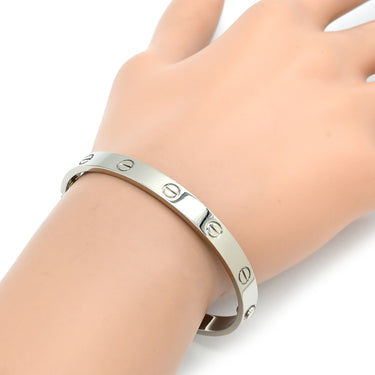カルティエ Cartier LOVE ラブブレスレット 旧型 ホワイトゴールド K18WG #17 ブレスレット クラシックモデル 750WG 18K 18金 バングル