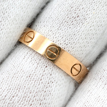 カルティエ Cartier ミニラブリング B4085200 ピンクゴールド K18PG #47(JP7) リング 指輪 スモールモデル LOVE Ring 18K 750PG 7号