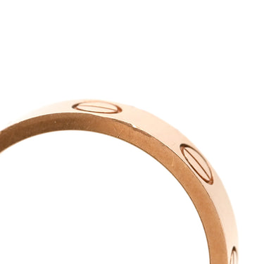 カルティエ Cartier ミニラブリング B4085200 ピンクゴールド K18PG #47(JP7) リング 指輪 スモールモデル LOVE Ring 18K 750PG 7号