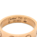 カルティエ Cartier ミニラブリング B4085200 ピンクゴールド K18PG #47(JP7) リング 指輪 スモールモデル LOVE Ring 18K 750PG 7号
