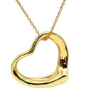 ティファニー Tiffany & Co オープンハート 22mm イエローゴールド K18YG ネックレス T＆Co. 18K 18金 750 YG エルサペレッティ