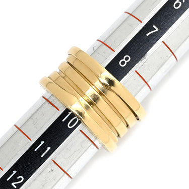 ブルガリ BVLGARI ビーゼロワン B-zero1 4バンド イエローゴールド K18YG #50(JP10) リング 指輪 Au750 18K 18金 9号