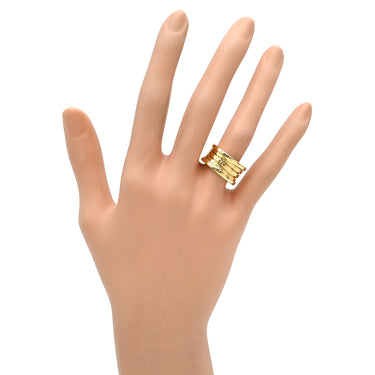 ブルガリ BVLGARI ビーゼロワン B-zero1 4バンド イエローゴールド K18YG #50(JP10) リング 指輪 Au750 18K 18金 9号