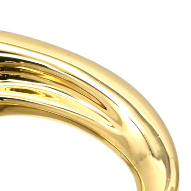 ティファニー Tiffany & Co オープンハート 27.4mm イエローゴールド K18YG ネックレス T＆Co. Au750 18K 18金 エルサペレッティ ラージ