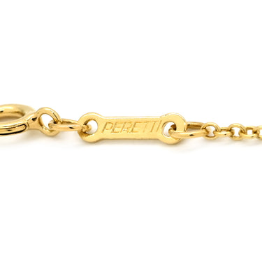 ティファニー Tiffany & Co オープンハート 27.4mm イエローゴールド K18YG ネックレス T＆Co. Au750 18K 18金 エルサペレッティ ラージ