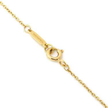 ティファニー Tiffany & Co ピンチドハート イエローゴールド K18YG ネックレス T&Co. 18K 750 YG ミニハート