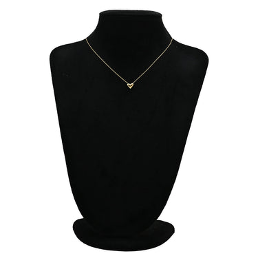ティファニー Tiffany & Co ピンチドハート イエローゴールド K18YG ネックレス T&Co. 18K 750 YG ミニハート