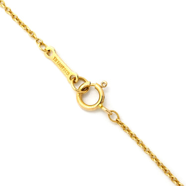 ティファニー Tiffany & Co フルハート イエローゴールド K18YG ネックレス T＆Co. 18K 18金 750 YG エルサペレッティ