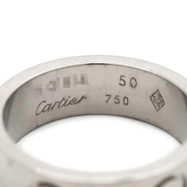 カルティエ Cartier LOVE ラブリング B4084700 ホワイトゴールド K18WG #50(JP10) リング 指輪 750 18K WG クラシックモデル 9号