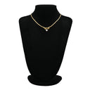 ミキモト MIKIMOTO パール ダイヤ リボン ホワイト×イエローゴールド K18YG パール ダイヤモンド ネックレス 白 18K 18金 Au750 デザインネックレス スウィング