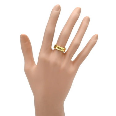 ティファニー Tiffany & Co 1837 ナロー イエローゴールド K18YG リング 指輪 T&Co. Au750 18K ロゴ 10号