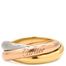 カルティエ Cartier トリニティクラシック ホワイトゴールド×イエローゴールド×ピンクゴールド K18WG K18YG K18PG #49(JP9) リング 指輪 3連 3カラー 18K 750 9号