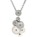 ブルガリ BVLGARI チクラディ スモール ホワイトゴールド K18WG ネックレス Au750 18K 18金 回転ディスク プチモデル