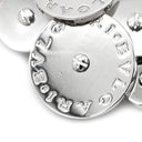 ブルガリ BVLGARI チクラディ スモール ホワイトゴールド K18WG ネックレス Au750 18K 18金 回転ディスク プチモデル