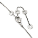 ブルガリ BVLGARI チクラディ スモール ホワイトゴールド K18WG ネックレス Au750 18K 18金 回転ディスク プチモデル