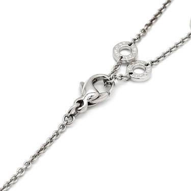 ブルガリ BVLGARI チクラディ スモール ホワイトゴールド K18WG ネックレス Au750 18K 18金 回転ディスク プチモデル