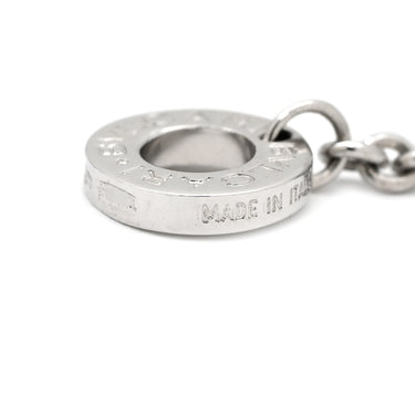 ブルガリ BVLGARI チクラディ スモール ホワイトゴールド K18WG ネックレス Au750 18K 18金 回転ディスク プチモデル