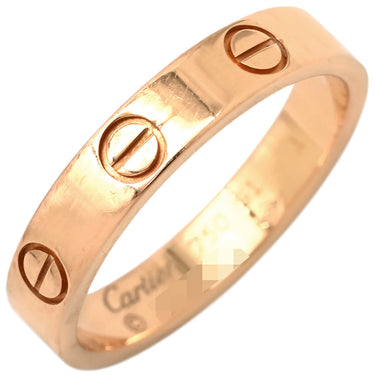 カルティエ Cartier ミニラブリング B4085200 ピンクゴールド K18PG #51(JP11) リング 指輪 スモールモデル LOVE Ring 18K 750PG 11号