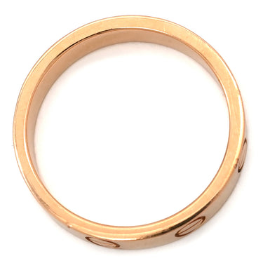 カルティエ Cartier ミニラブリング B4085200 ピンクゴールド K18PG #51(JP11) リング 指輪 スモールモデル LOVE Ring 18K 750PG 11号
