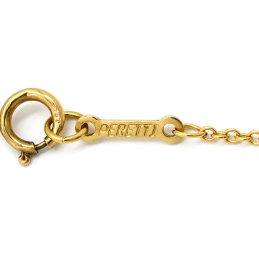 ティファニー Tiffany & Co スモールクロス イエローゴールド K18YG ネックレス T＆Co. エルサペレッティ 18K 750 YG 十字架