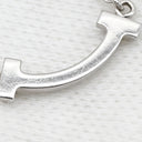 ティファニー Tiffany & Co Tスマイル ミニ ダイヤモンド 62617799 ホワイトゴールド K18WG ダイヤモンド ネックレス T＆Co. T smile Au750 18K 18金