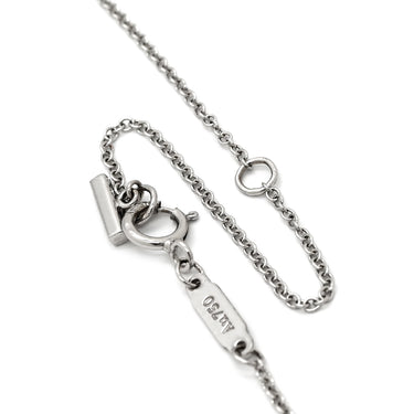 ティファニー Tiffany & Co Tスマイル ミニ ダイヤモンド 62617799 ホワイトゴールド K18WG ダイヤモンド ネックレス T＆Co. T smile Au750 18K 18金