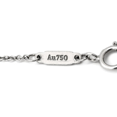 ティファニー Tiffany & Co Tスマイル ミニ ダイヤモンド 62617799 ホワイトゴールド K18WG ダイヤモンド ネックレス T＆Co. T smile Au750 18K 18金