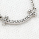 ティファニー Tiffany & Co Tスマイル ミニ ダイヤモンド 62617799 ホワイトゴールド K18WG ダイヤモンド ネックレス T＆Co. T smile Au750 18K 18金