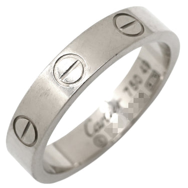 カルティエ Cartier LOVE ミニラブリング B4049600 ホワイトゴールド K18WG #49(JP9) リング 指輪 750 18K WG スモールモデル 9号
