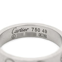 カルティエ Cartier LOVE ミニラブリング B4049600 ホワイトゴールド K18WG #49(JP9) リング 指輪 750 18K WG スモールモデル 9号