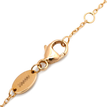 ショーメ CHAUMET ジュ ドゥ リアン ターコイズ ブルー×ピンクゴールド K18PG ターコイズ ブレスレット 750 18K PG 1Pダイヤ