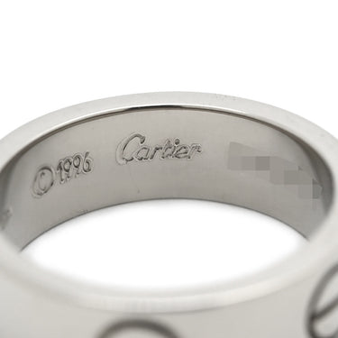 カルティエ Cartier LOVE ラブリング B4084700 ホワイトゴールド K18WG #49(JP9) リング 指輪 750 18K WG クラシックモデル 8.5号