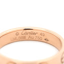 カルティエ Cartier ミニラブリング B4085200 ピンクゴールド K18PG #49(JP9) リング 指輪 スモールモデル LOVE Ring 18K 750PG 9号