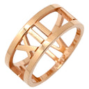 ティファニー Tiffany & Co アトラス オープン ローズゴールド K18PG リング 指輪 ピンクゴールド T&Co. 18K 750 PG 7.5号
