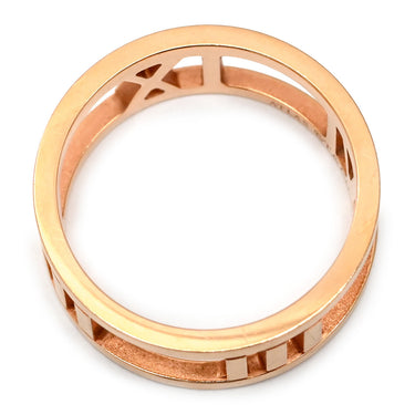 ティファニー Tiffany & Co アトラス オープン ローズゴールド K18PG リング 指輪 ピンクゴールド T&Co. 18K 750 PG 7.5号