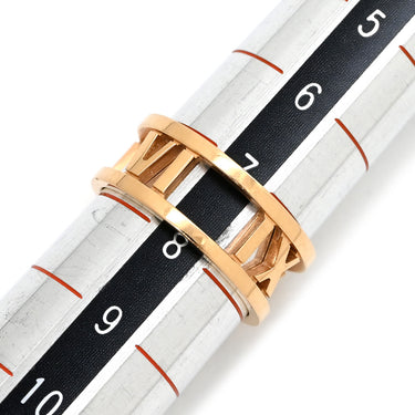 ティファニー Tiffany & Co アトラス オープン ローズゴールド K18PG リング 指輪 ピンクゴールド T&Co. 18K 750 PG 7.5号