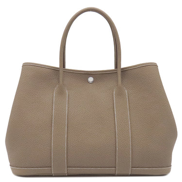 エルメス HERMES ガーデンパーティー PM 36 エトゥープ ネゴンダ トートバッグ シルバー金具 新品 未使用 オールレザー 2026年製