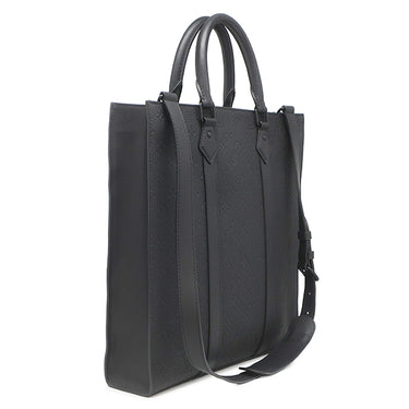 ルイヴィトン LOUIS VUITTON サックプラ M21866 ブラック レザー トリヨンレザー 2WAYバッグ ブラック金具 トート