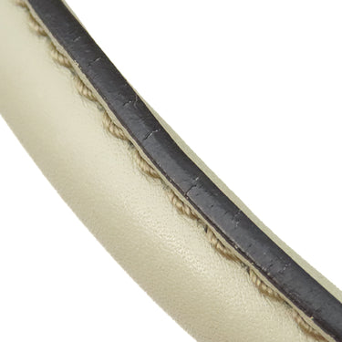 グッチ GUCCI スーキー 211944 ホワイト レザー ハンドバッグ シャンパンゴールド金具 オフホワイト GG グッチシマ トート チャーム付き