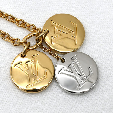 ルイヴィトン LOUIS VUITTON コリエ ミスLV M63156 ホワイト×ピンク×ベージュ×ゴールド GP ネックレス ゴールド金具 モノグラムフラワー