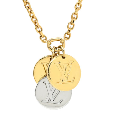 ルイヴィトン LOUIS VUITTON コリエ ミスLV M63156 ホワイト×ピンク×ベージュ×ゴールド GP ネックレス ゴールド金具 モノグラムフラワー